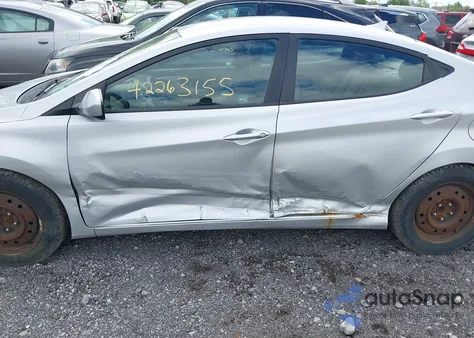 2013 Hyundai Elantra Gls из США, поврежденный, VIN 5NPDH4AEXDH271278